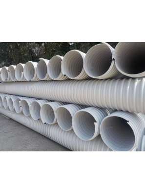 埋地排水用钢带增强聚乙烯 (HDPE) 螺旋波纹管